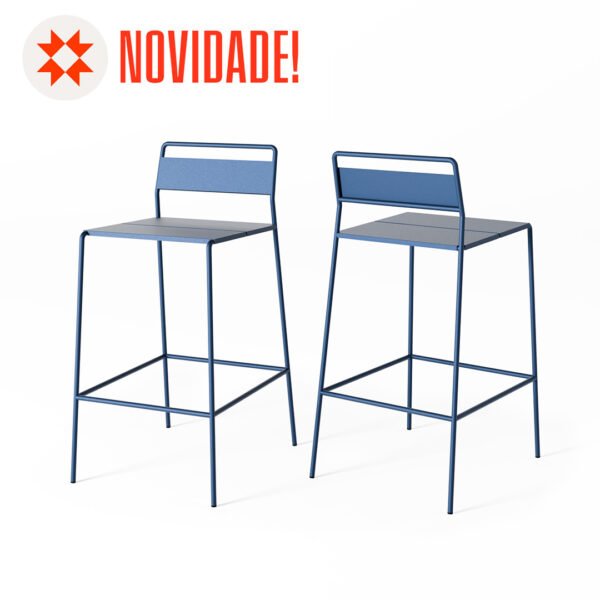 Banqueta com encosto Voa
